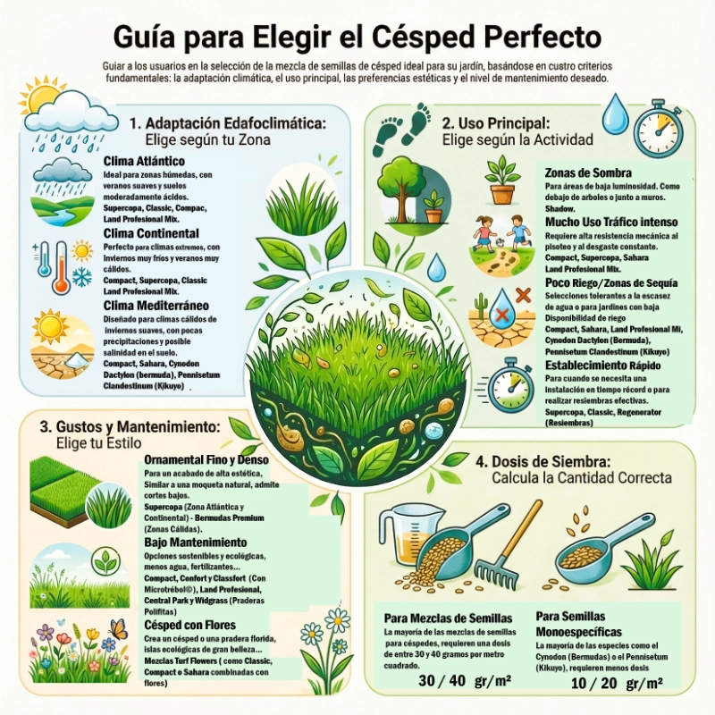 guia para elegir el cesped perfecto definitiva